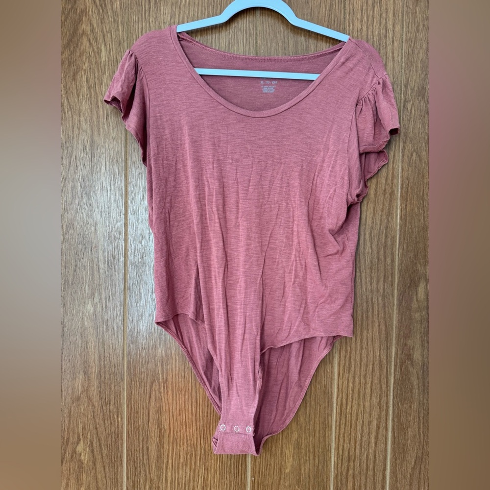 Aerie Dusty Rose Bodysuit